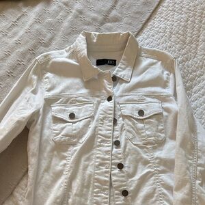 Kut from the Kloth Women's Crisp White Jean Jacket